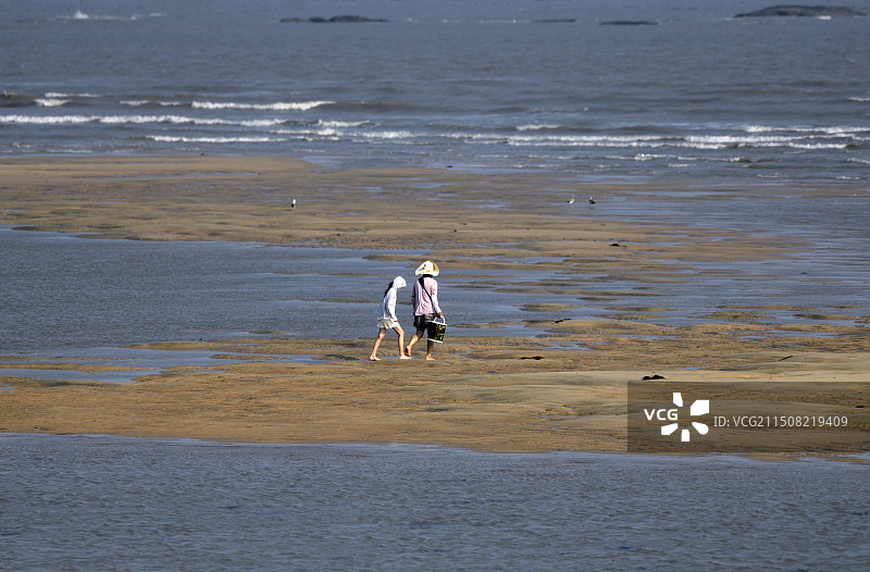 退潮了图片素材