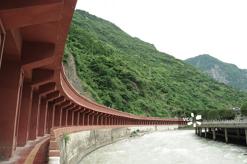 雅安熊猫古城景区图片素材
