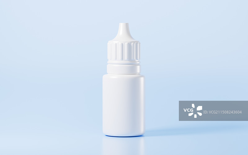 白色滴耳液滴眼液模型3D渲染图片素材
