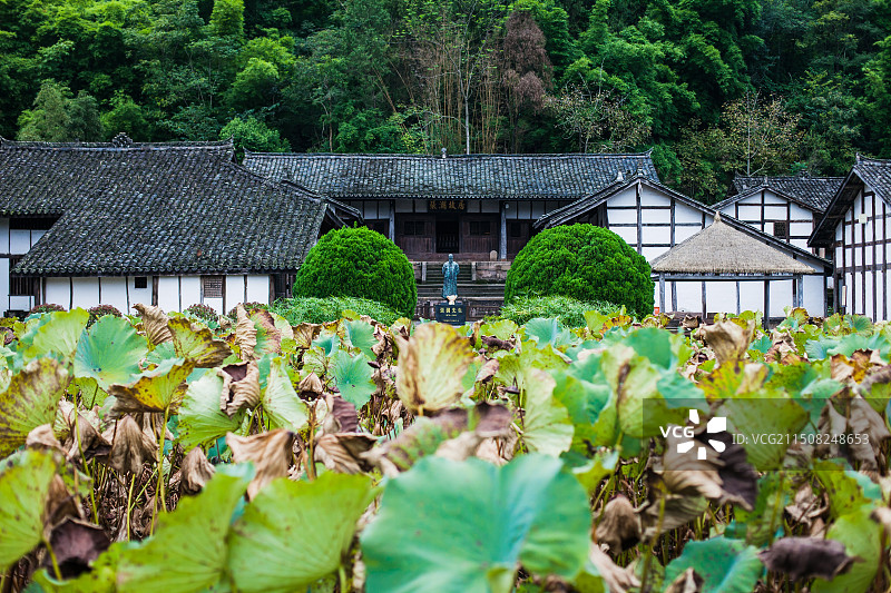 四川西充张澜故居图片素材