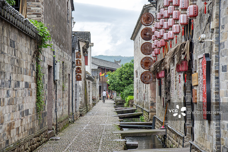 宁波宁海县前童古镇旅游区图片素材