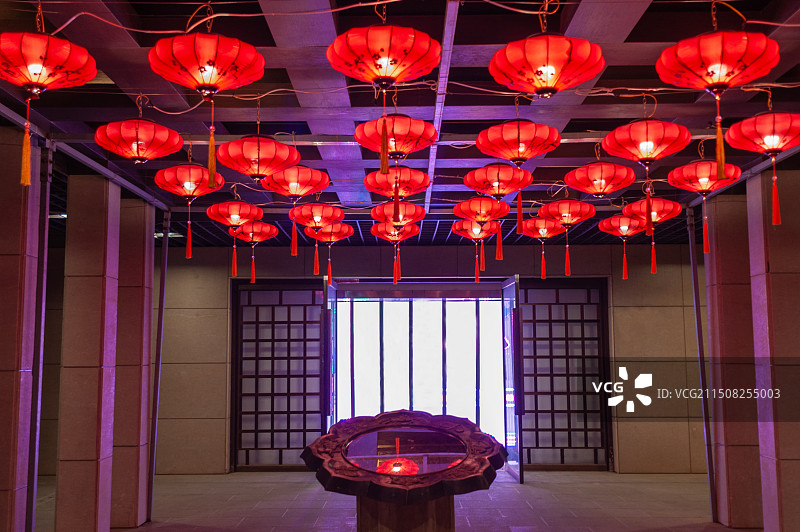 西安大唐西市文化景区图片素材