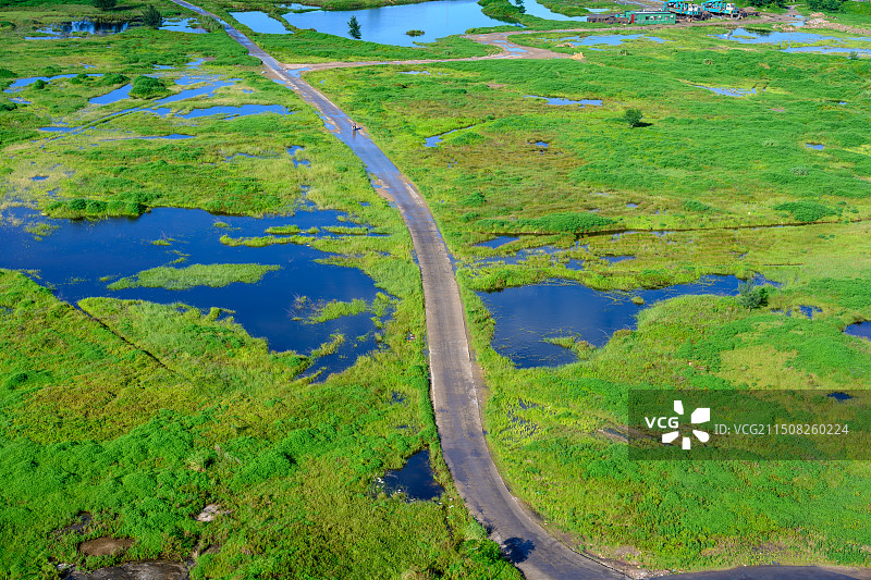 海口市江东新区沿海湿地图片素材