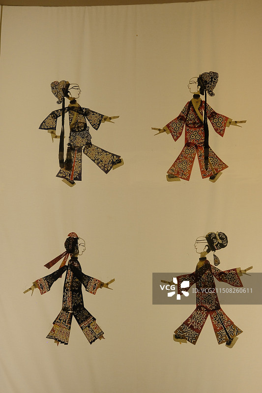 四川省博物馆，清代文物，皮影图片素材