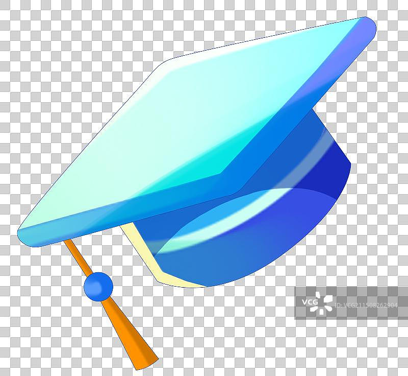 博士帽学士帽卡通高清png免抠元素图片素材