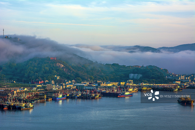 宁波象山石浦渔港古城图片素材