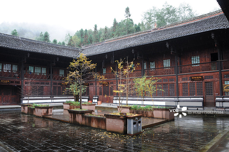 雅安蜂桶寨邓池沟景区图片素材