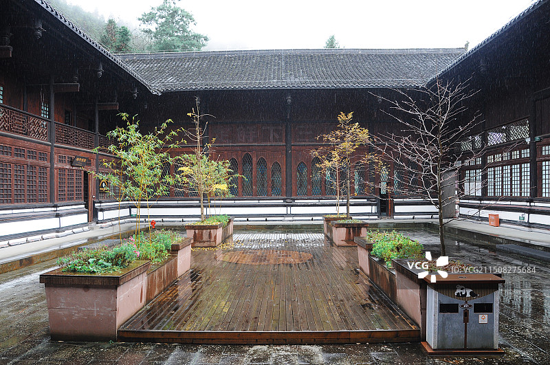 雅安蜂桶寨邓池沟景区图片素材