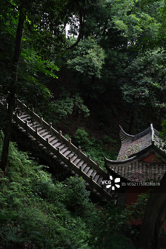 六月浙江杭州桐庐桐君山旅游景色图片素材