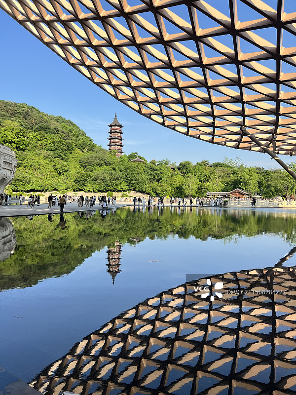 南京风光：鸡鸣寺，牛首山，秦淮河，雨花台图片素材