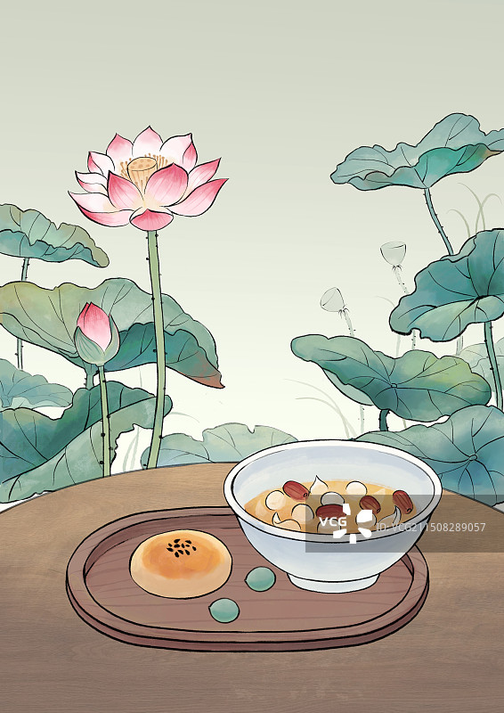 中式糖水甜品下午茶图片素材