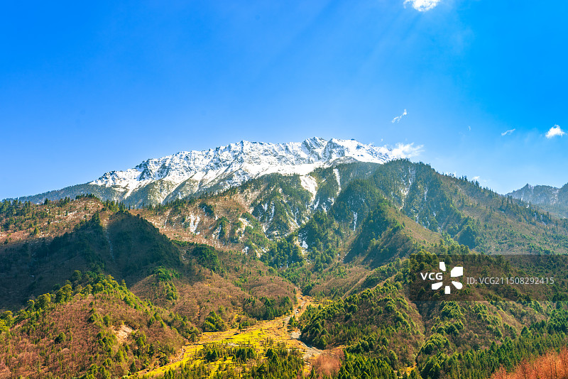 四川省雅安市宝兴县神木垒图片素材