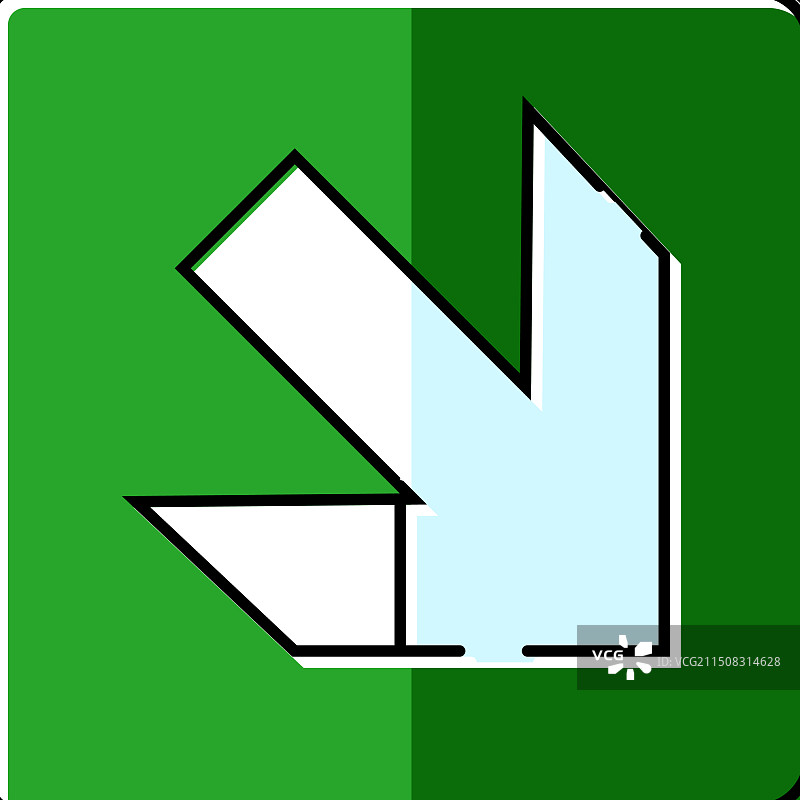 白色上下楼梯箭头紧急颜色图标图片素材