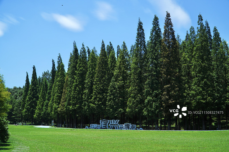 无锡宜兴龙背山森林公园图片素材