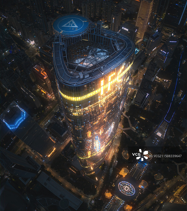 广州航拍-IFC图片素材