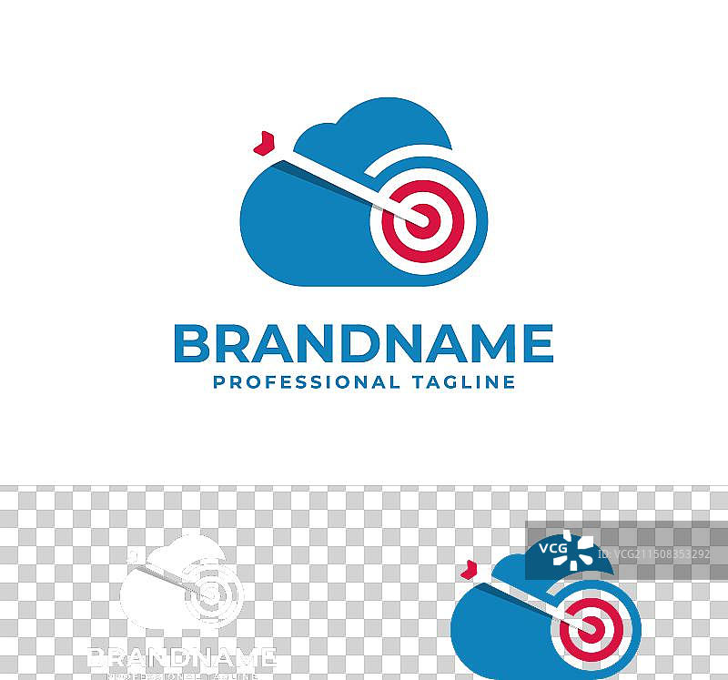 适用于商业相关的云目标logo图片素材