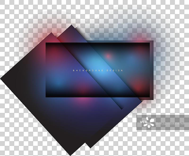 带有闪亮箭头的蓝色科技抽象banner图片素材