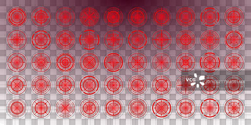 瞄准具枪瞄准器图标：靶心黑色图片素材