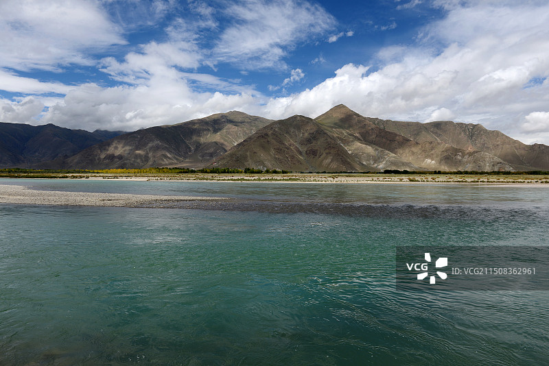 拉萨河图片素材