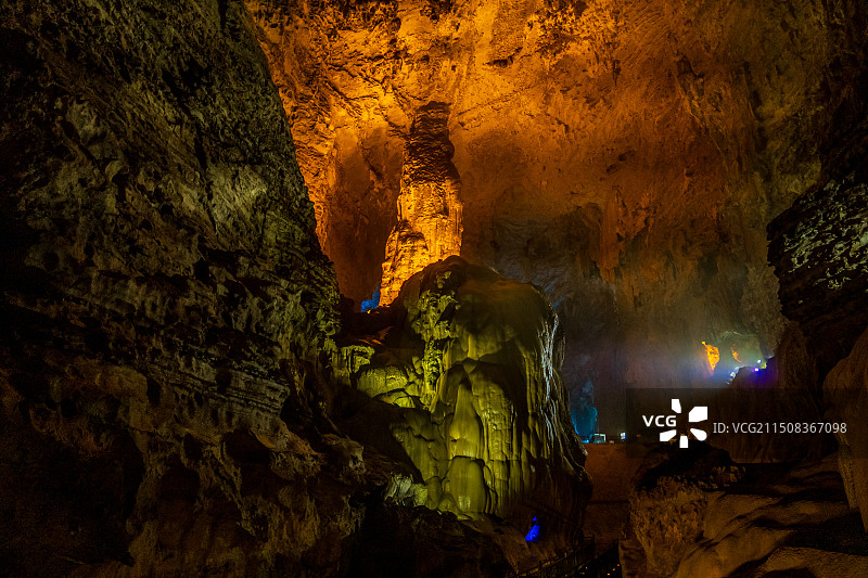 河池洞天盛境地下大峡谷风光图片素材