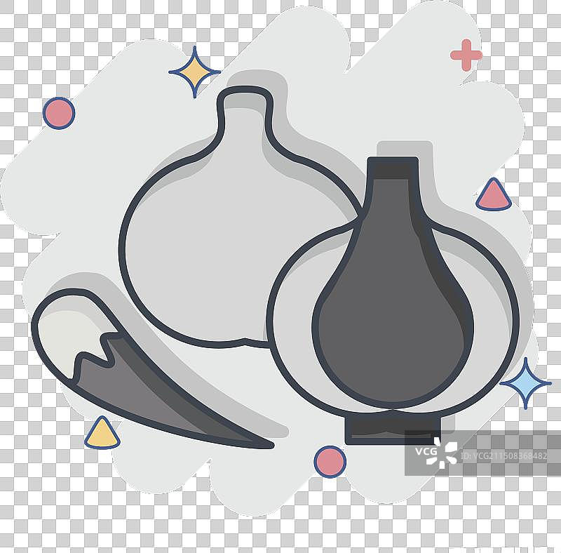 烹饪原材料卡通符号图标图片素材