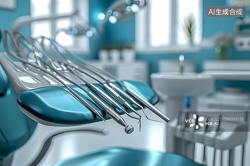 【AI数字艺术】牙医诊所特写图片素材