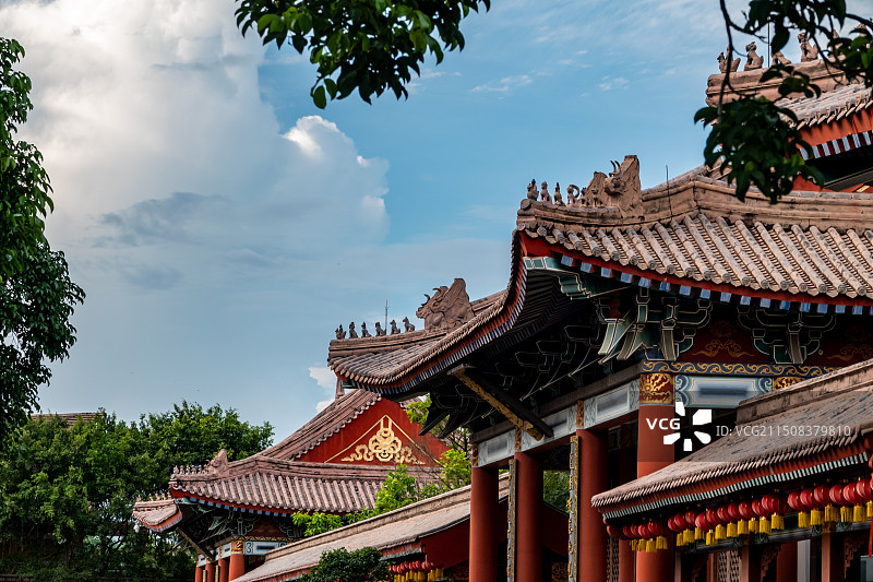 海南，永庆寺图片素材