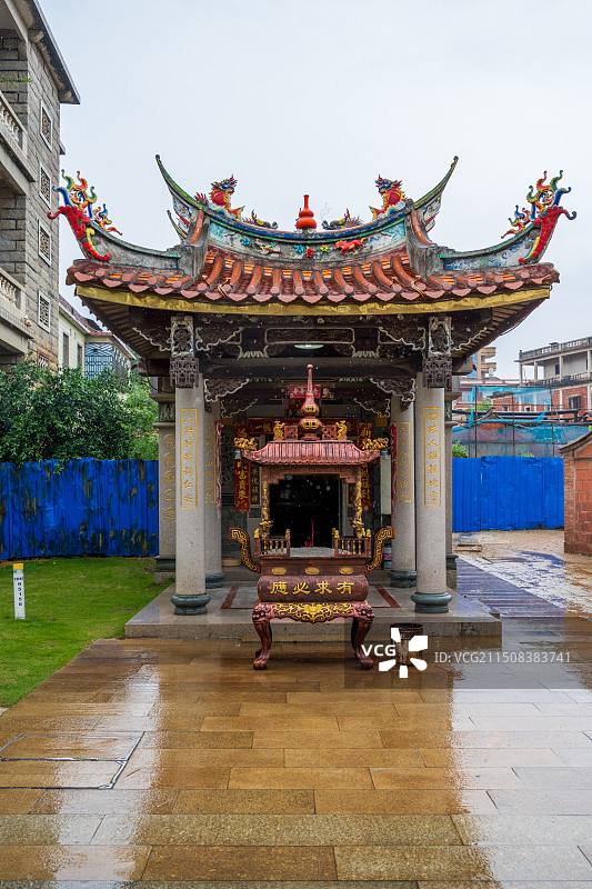 福建晋江梧林古村落庙宇图片素材