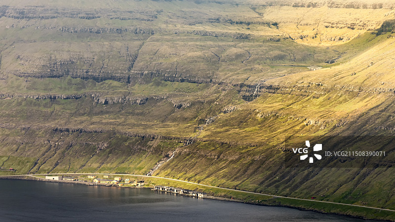 法罗群岛峡湾风光图片素材