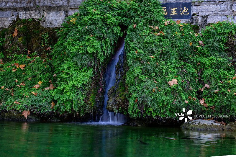 龙门石窟禹王池图片素材