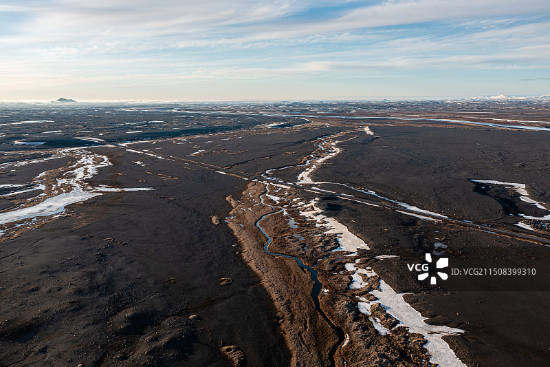 冰岛火山地貌图片素材
