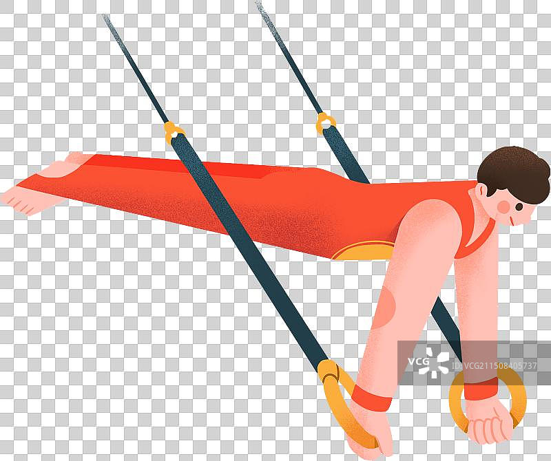 奥运会男子体操项目吊环免抠元素图片素材