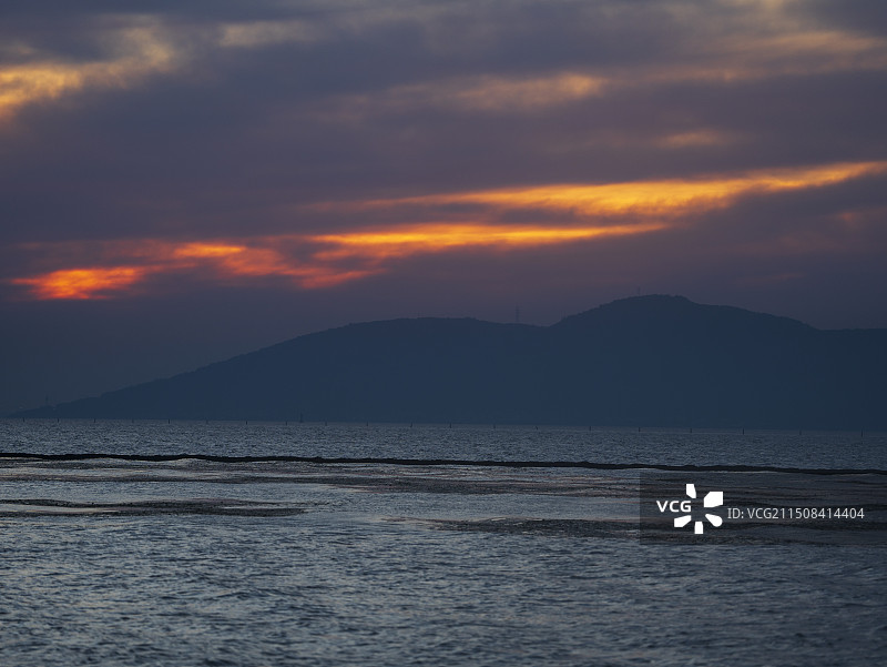 在苏州西山岛追寻日出图片素材