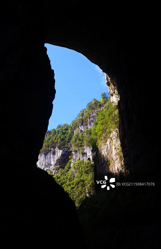 重庆武隆天生三桥图片素材