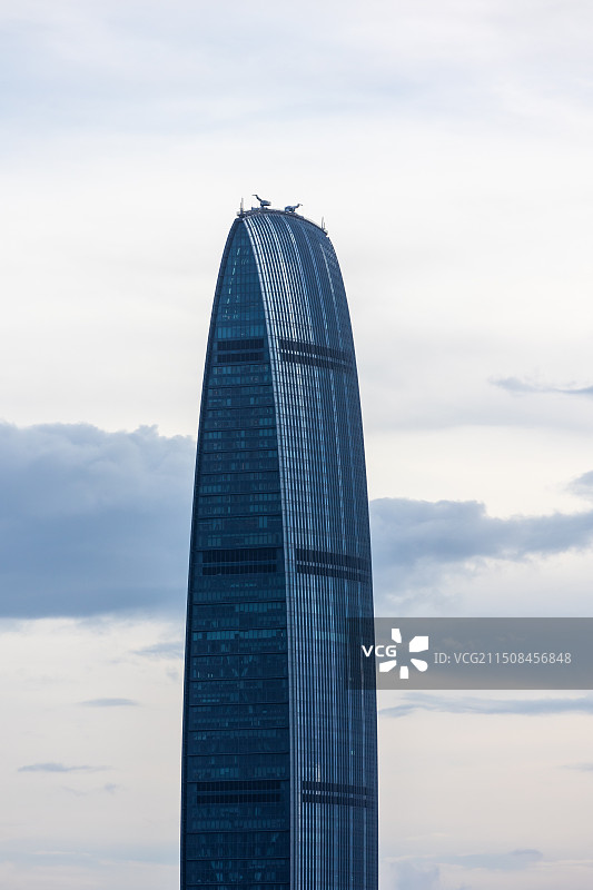 深圳的地标摩天大楼京基100大厦图片素材