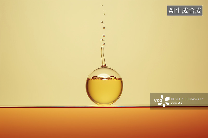 【AI数字艺术】波动的油花图片素材