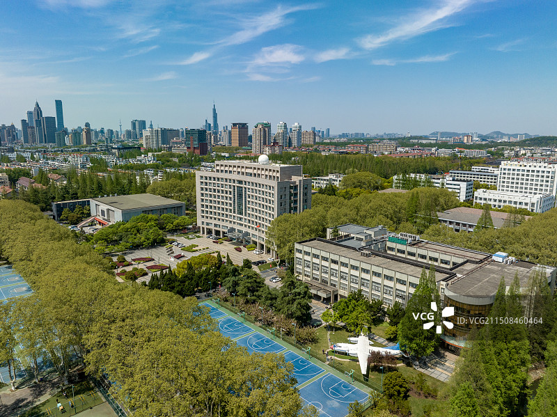 航拍南京航空航天大学图片素材