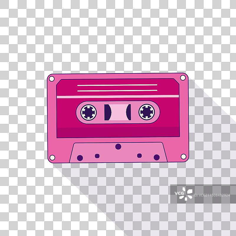 90年代复古磁带美学图片素材