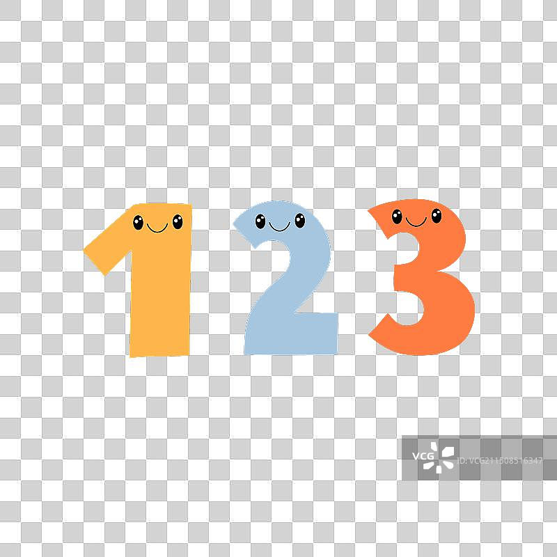 123数字字符可爱数学符号图片素材