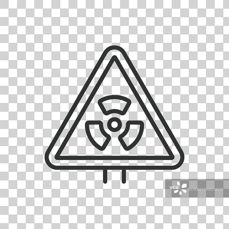 线条设计中的辐射标志图片素材