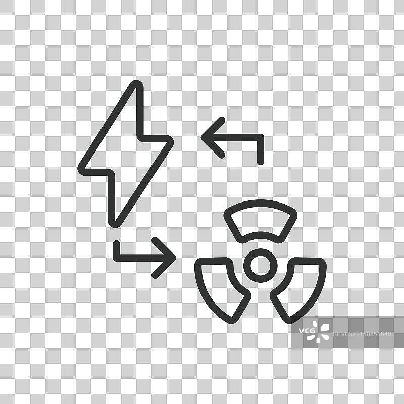 核能概念图标图片素材