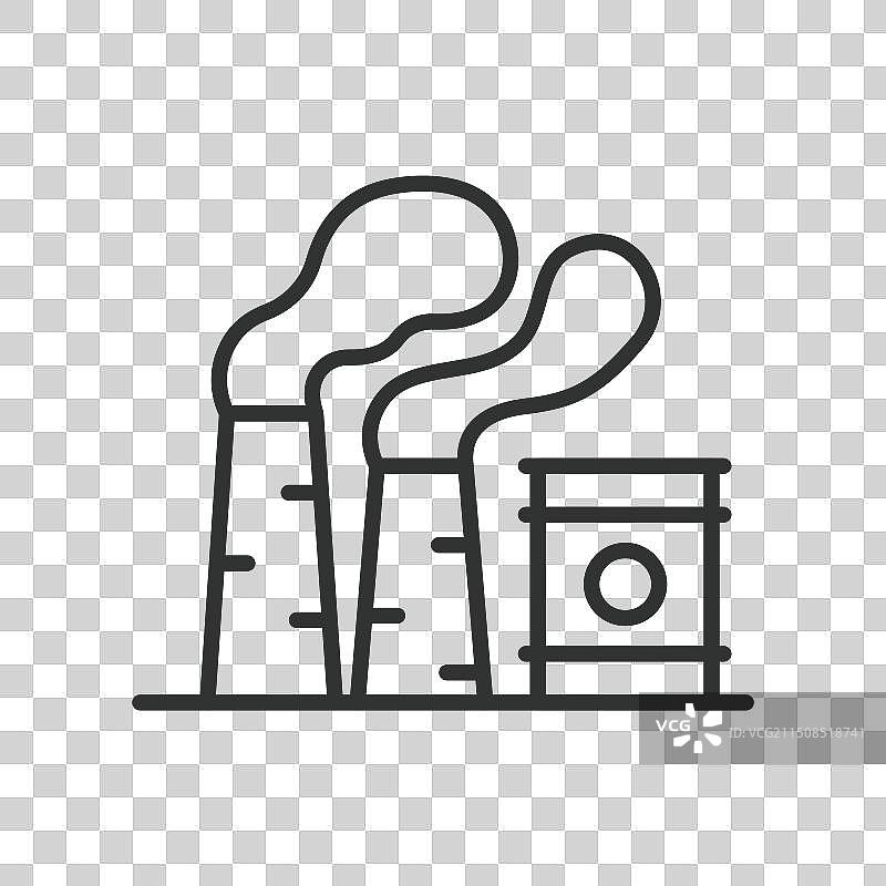 线条设计空气污染图片素材