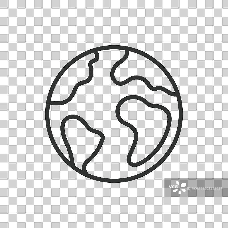 线型设计的地球图片素材