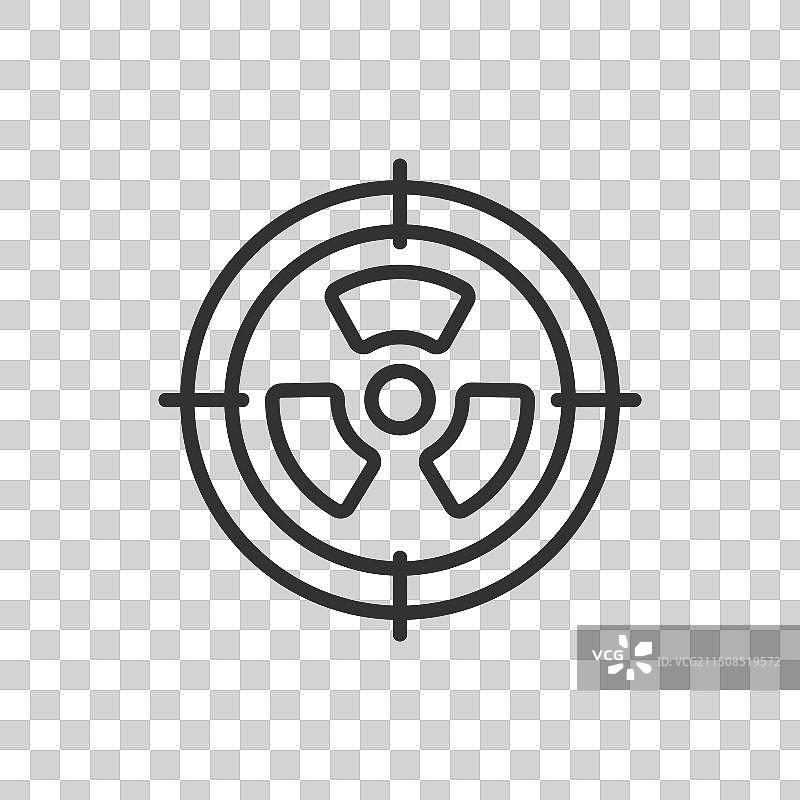 辐射目标线性设计图图片素材