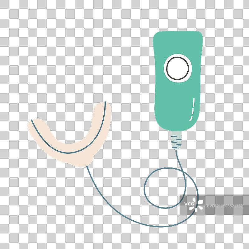 LED牙齿美白工具图标图片素材