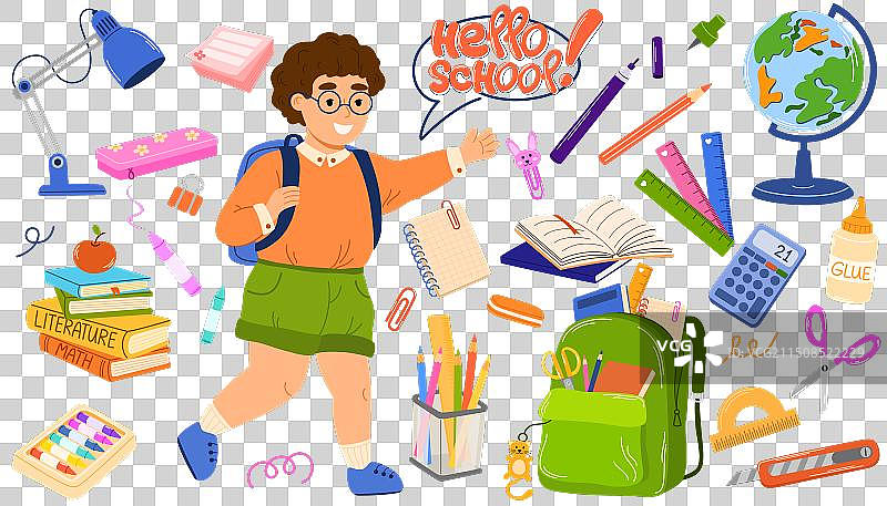 1897年学校套装图片素材