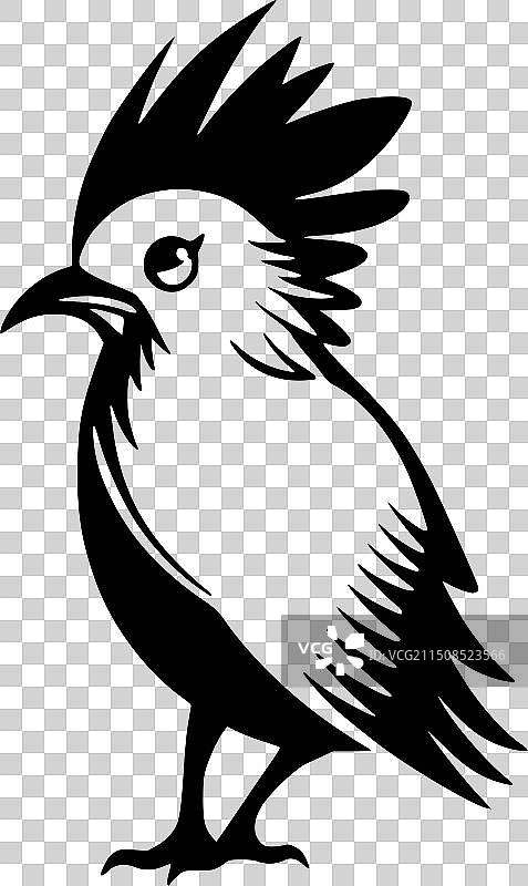 扁平风鹦鹉Logo图片素材