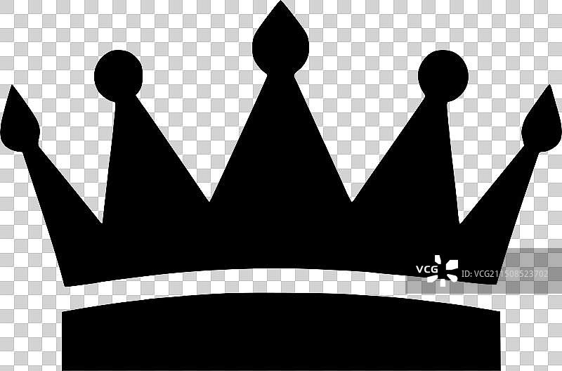 皇冠-极简主义和扁平的标志图片素材