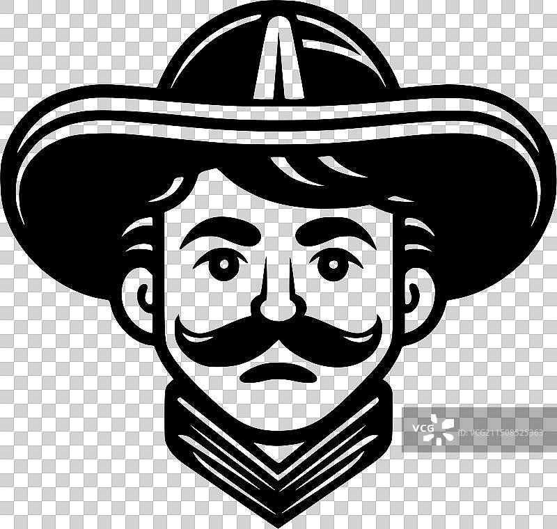 墨西哥风格高品质T恤图案图片素材