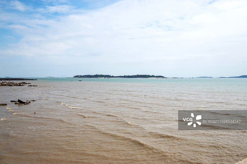 厦门翔安1958年炮击金门英雄三岛之一的小嶝岛风光图片素材